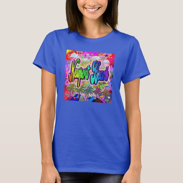 Camiseta Newport Beach Vista Express (Anverso)