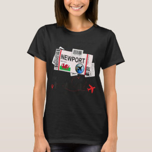Camiseta Newport Chica Newport Boarding Pass Newport