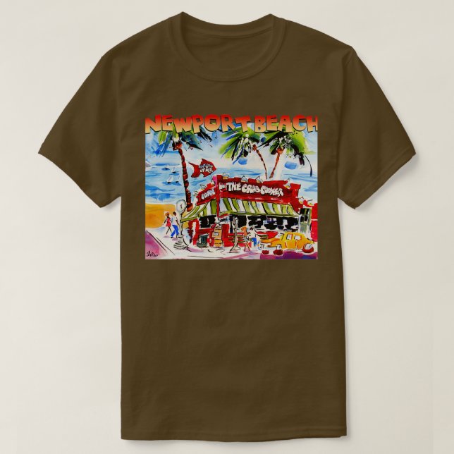 Camiseta Newport Crab Cooker 1 (Diseño del anverso)