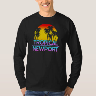 Camiseta Newport Minnesota Divertido Clima Irónico