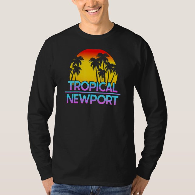 Camiseta Newport Minnesota Divertido Clima Irónico (Anverso)