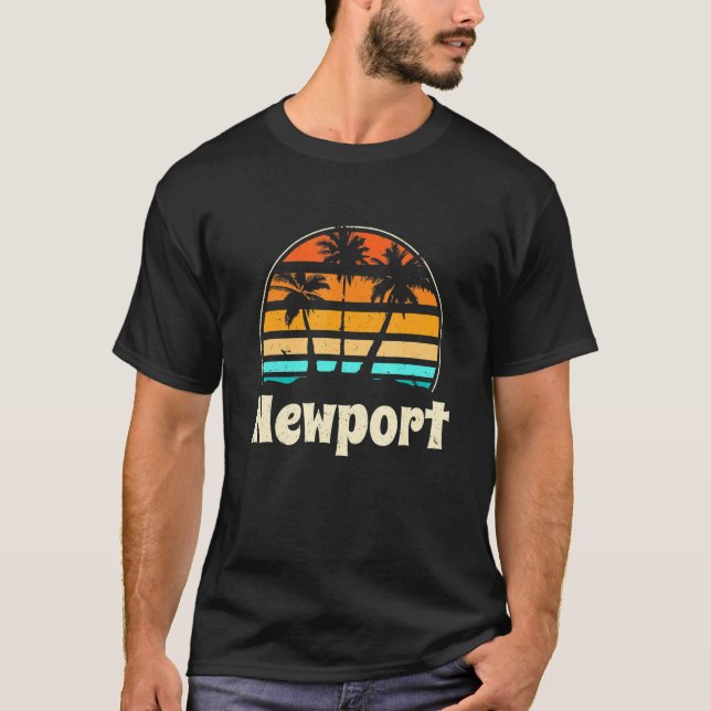 Camiseta Newport Oregon Beach O Beach Bum Uu Cities Summer (Anverso)