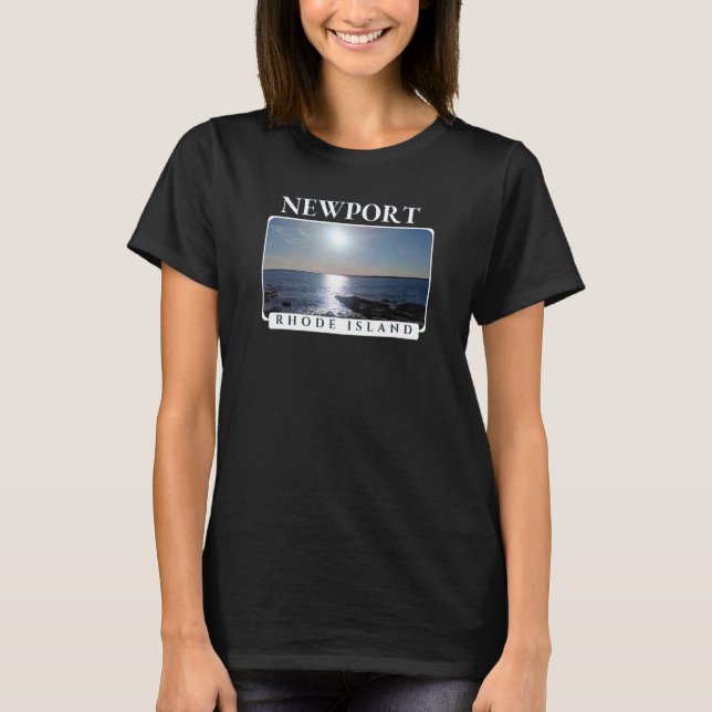 Camiseta Newport Rhode Island Sea Sunset (Anverso)