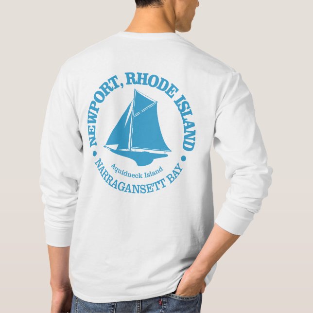 Camiseta Newport RI (sloop) (Reverso)