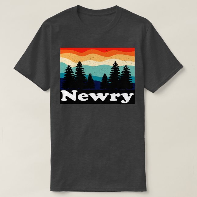 Camiseta Newry Maine Retro (Diseño del anverso)