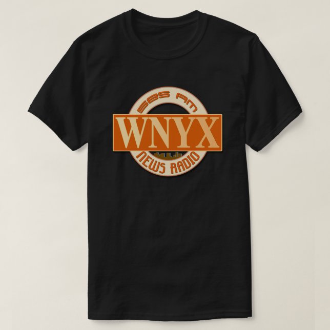 Camiseta News Radio WNYX Essential T-Shirt.png (Diseño del anverso)