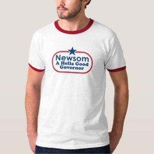 Camiseta Newsom, un buen gobernador del hella