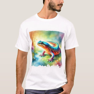 Camiseta Newt in a Vibrant Watercolor Scene 100924AREF122 -
