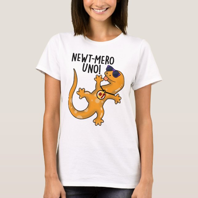 Camiseta Newt-mero Uno Funny Newt Pun (Anverso)