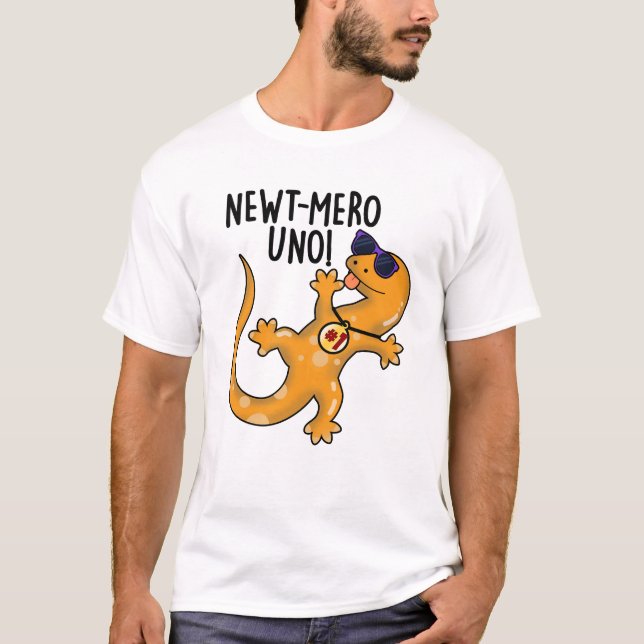 Camiseta Newt-mero Uno Funny Newt Pun (Anverso)