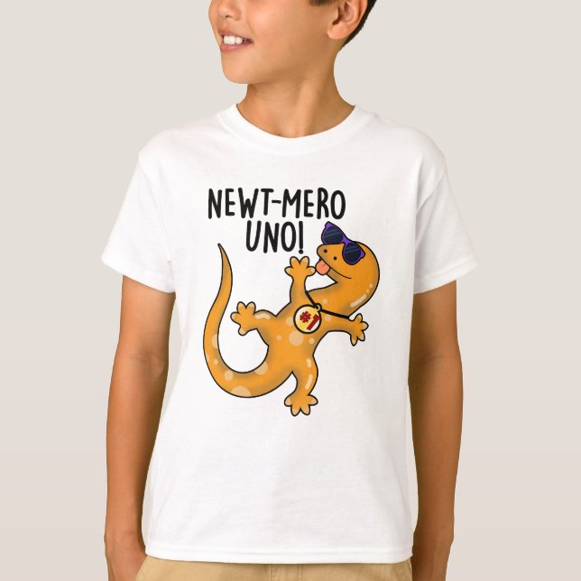 Camiseta Newt-mero Uno Funny Newt Pun (Anverso)