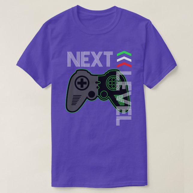 Camiseta Next Level Video Game Neon Green Controller (Diseño del anverso)