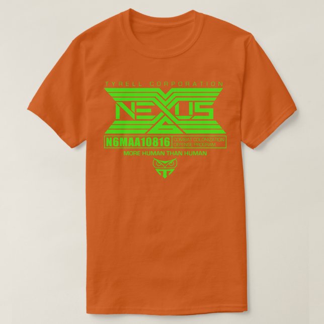 Camiseta Nexus 6 Replicantes (Diseño del anverso)