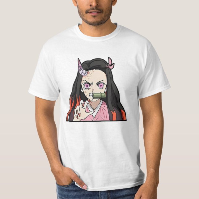 Camiseta Nezuko kamado enojado (Anverso)