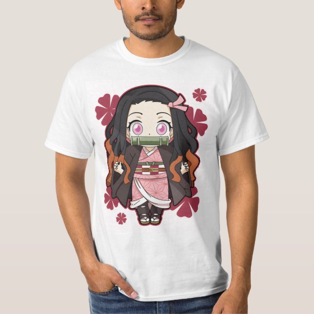 Camiseta Nezuko kamado feliz (Anverso)