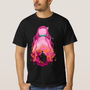 Camiseta Nezuko kamado, película divertida