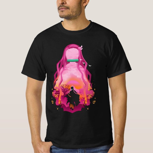 Camiseta Nezuko kamado, película divertida (Anverso)