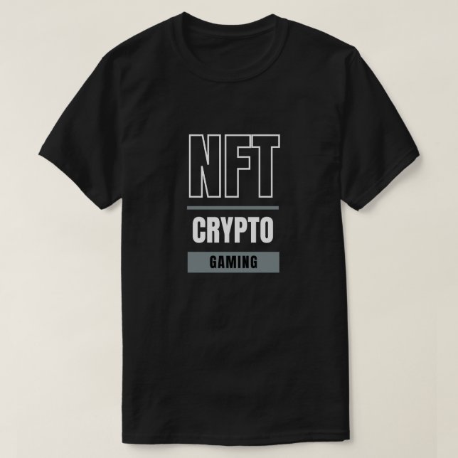 Camiseta NFT Crypto Gaming T-Shirt Digital Art & Blockchain (Diseño del anverso)