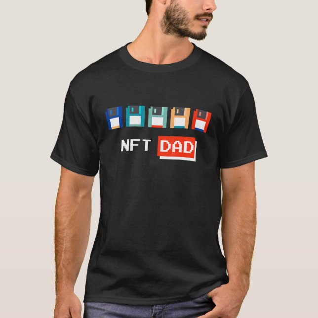 Camiseta Nft Dad S Crypto Nft (Anverso)