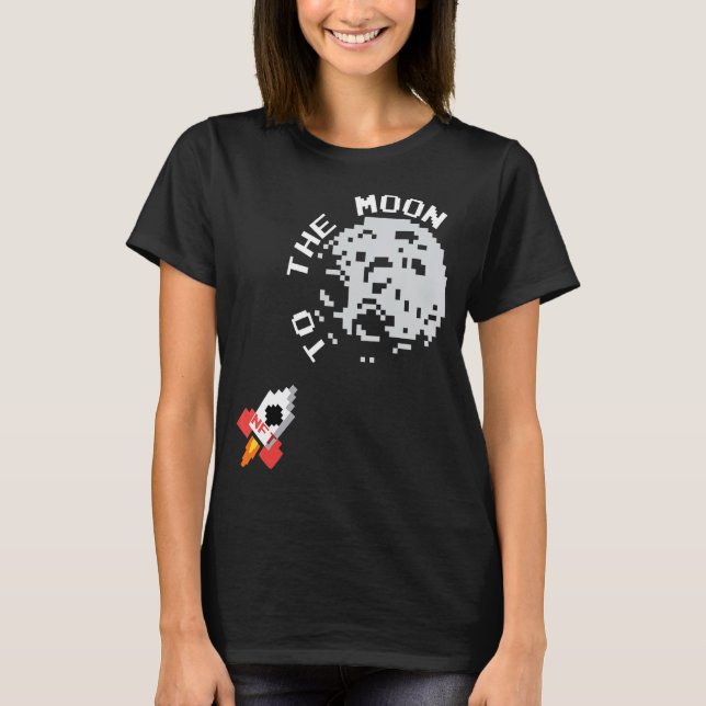 Camiseta Nft S Astronauta A La Luna Crypto Nft (Anverso)