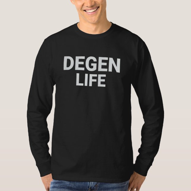 Camiseta Nfts and crypto Defi degen (Anverso)