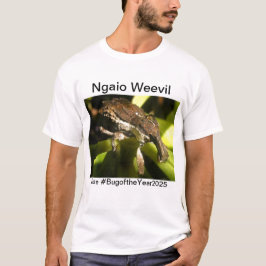 Camiseta Ngaio weevil por Bug del año 2025