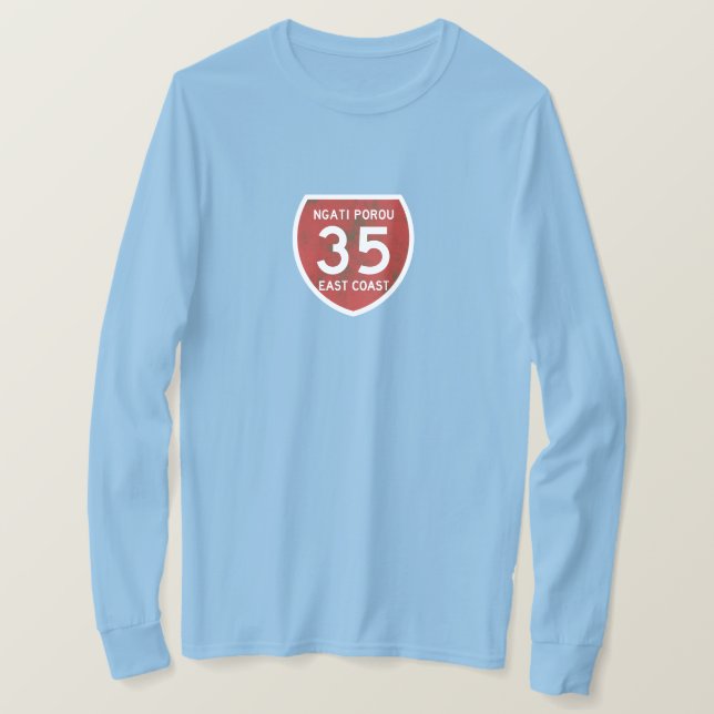 Camiseta Ngāti Porou East Coast - Este es nuestro whenua (Anverso del diseño)