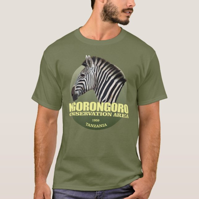 Camiseta Ngorongoro (cebra) WT (Anverso)