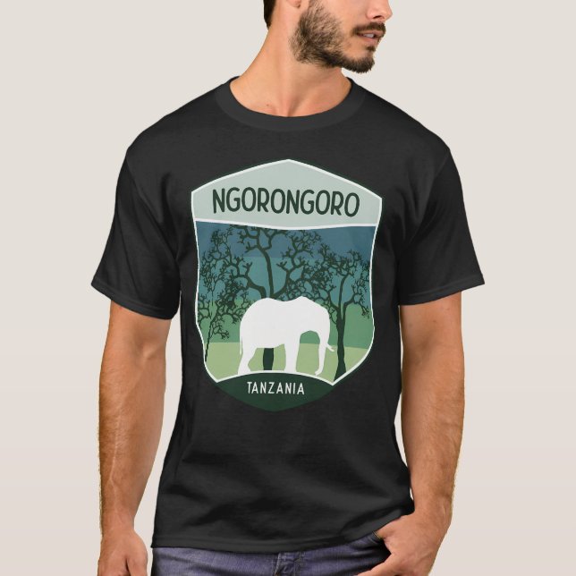 Camiseta Ngorongoro Tanzania (Anverso)
