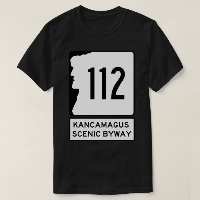 Camiseta NH 112 Kancamagus Scenic Byway New Hampshire Leaf (Diseño del anverso)