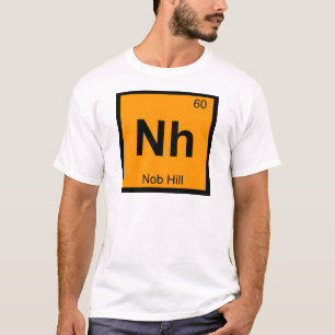 Camiseta Nh - Nob Hill San Francisco Símbolo de química