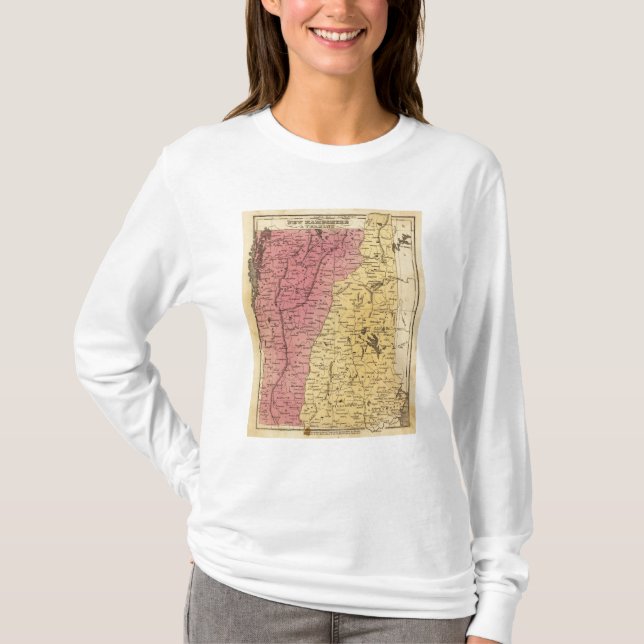Camiseta NH, Vermont (Anverso)