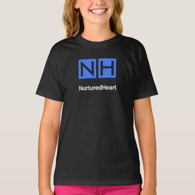 Camiseta NHI Kids Black Tshirt con logo (Anverso)