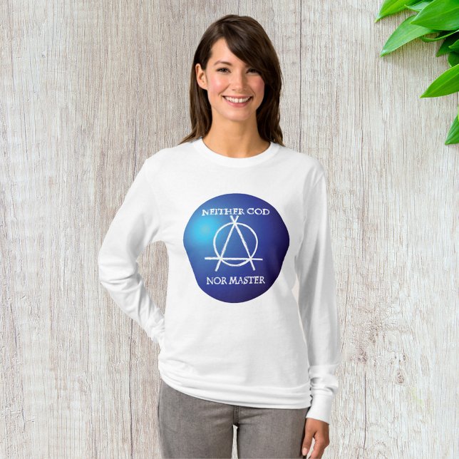 Camiseta Ni el símbolo de Dios ni de la anarquía dominante (Subido por el creador)