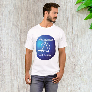 Camiseta Ni el símbolo de Dios ni de la anarquía dominante