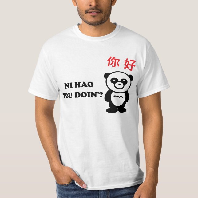 CAMISETA NI HAO USTED DOIN'? (Anverso)