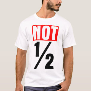 Camiseta Ni la mitad