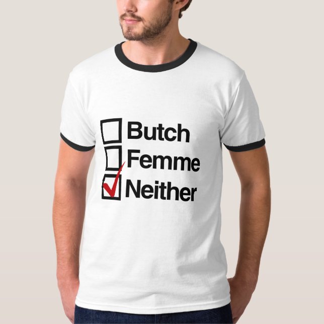 Camiseta Ni machorra ni fem (Anverso)