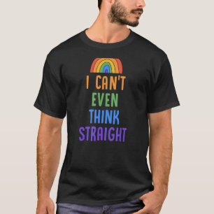 Camiseta Ni siquiera puedo pensar en la bandera del Orgullo