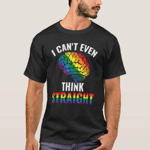 Camiseta Ni siquiera puedo pensar que Lgbt Orgullo Gay Cora