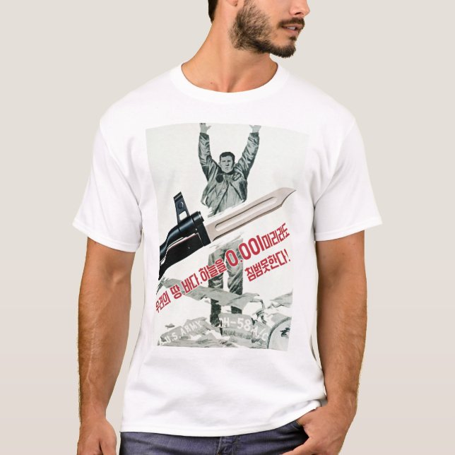 Camiseta ¡Ni Un Milímetro De Nuestra Tierra, Mar, Aire! (Anverso)