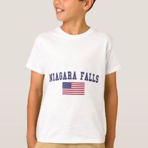 Camiseta Niagara cae bandera de Estados Unidos