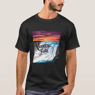 Camiseta Niagara Cae Ontario Canada Sunset
