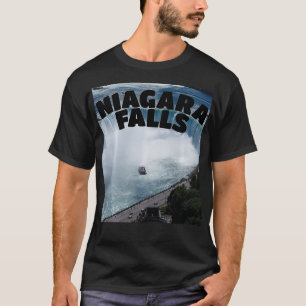 Camiseta Niagara Falls Canadá Estados Unidos divertido Typo