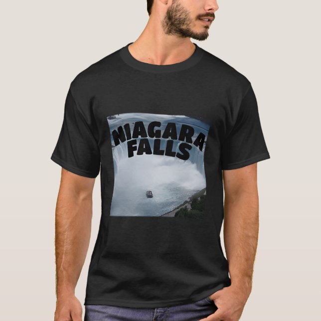 Camiseta Niagara Falls Canada Usa Tour Typography (Anverso)