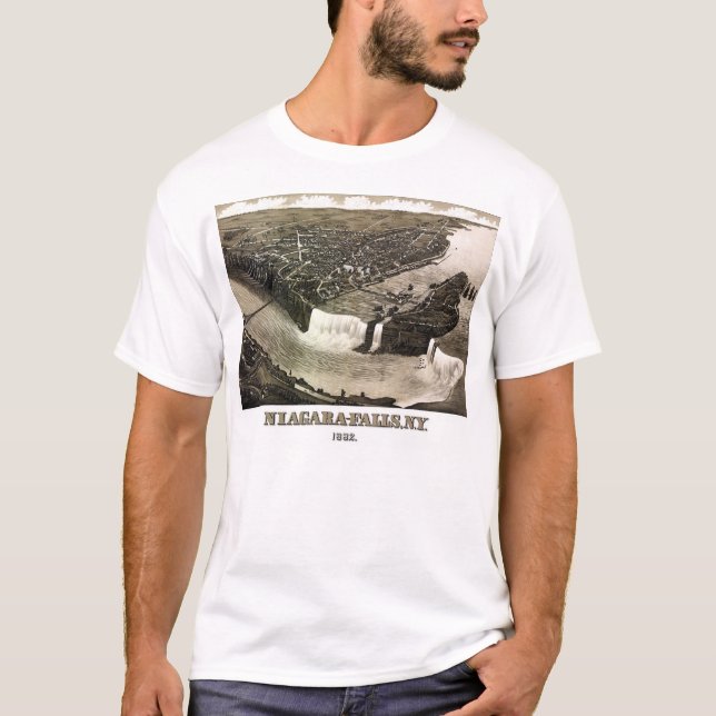 Camiseta Niagara Falls, Nueva York - 1882 (Anverso)