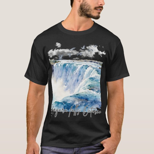 Camiseta niagara falls ontario canada (Anverso)