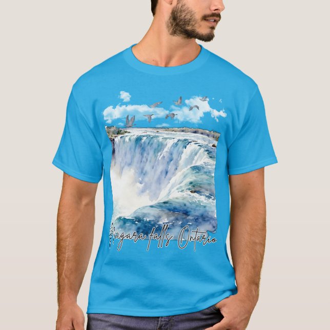 Camiseta niagara falls ontario canada (Anverso)
