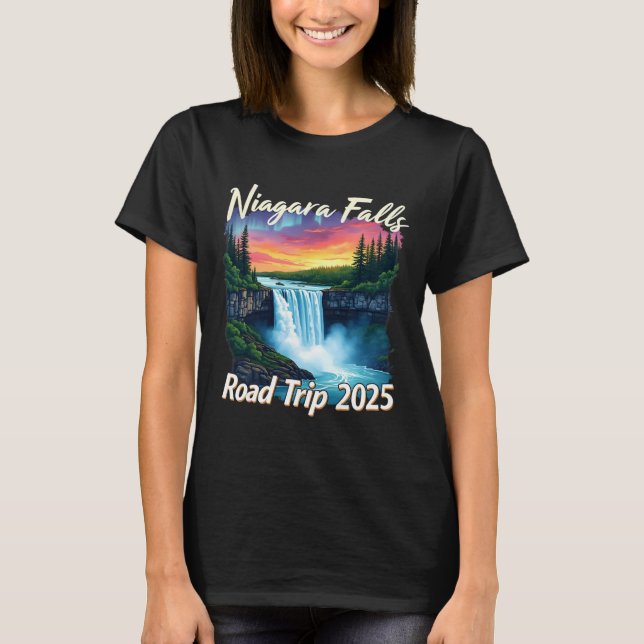 Camiseta Niagara Falls Viaje por carretera Familia Viaje Ho (Anverso)