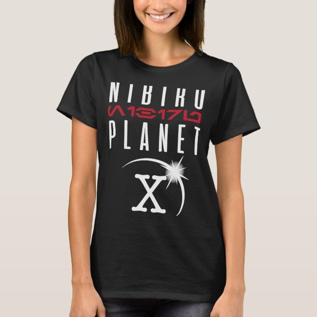 Camiseta NIBIRU Hidden Planet X Alien Earth Council Symbol (Anverso)